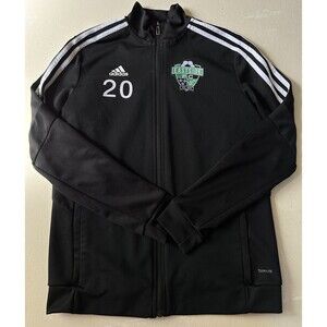 Adidas TIRO 19 Training Jacket Black/White Womens Medium Eastside Fc Logo D9592